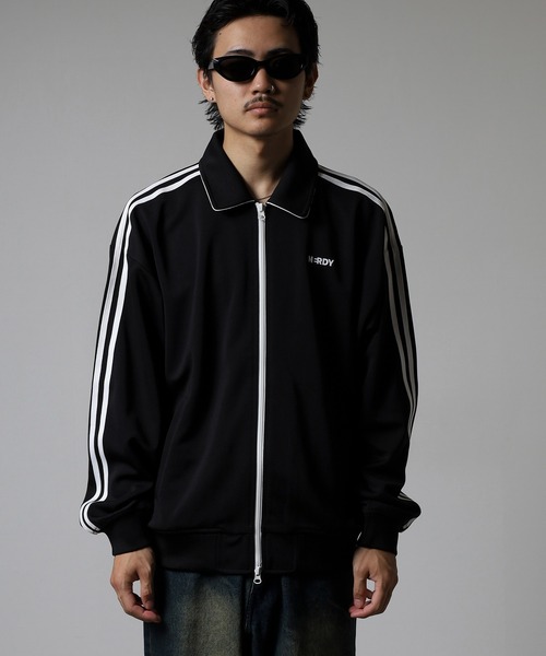 NERDY ジャージセット 黒 国内完売 ニューヨークミニマルトラックトップ（ジャージ）｜NERDY