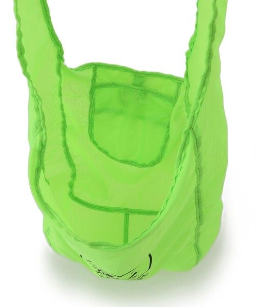 ADAM ET ROPE'（アダムエロペ）の「【Chocomoo×ADAM ET ROPE'】BAG（エコバッグ/サブバッグ・レディース・ライトグリーン/ブラック・FREE）」の14枚目の写真