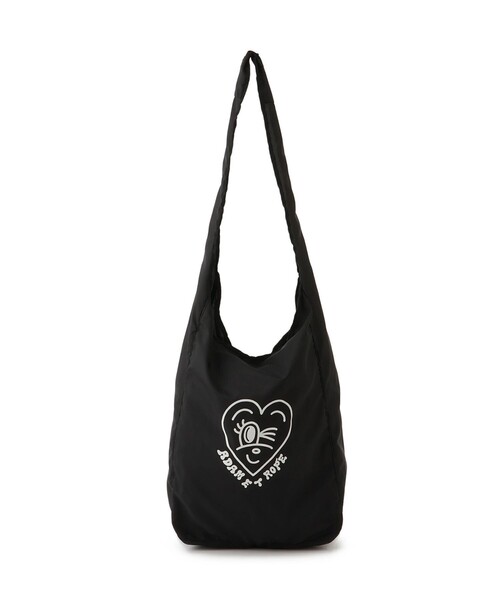 ADAM ET ROPE'（アダムエロペ）の「【Chocomoo×ADAM ET ROPE'】BAG（エコバッグ/サブバッグ・レディース・ライトグリーン/ブラック・FREE）」の17枚目の写真