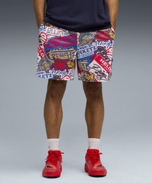 PUMA | PUMA プーマ メンズ バスケットボール フーパーホットライン AOP 7インチ ショーツ(その他パンツ)