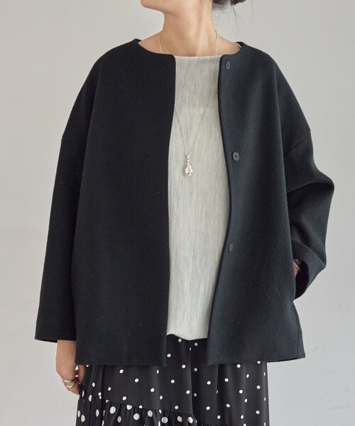 セール】《11/20(木)12：00新色予約開始》後ろぷっくりウールショート