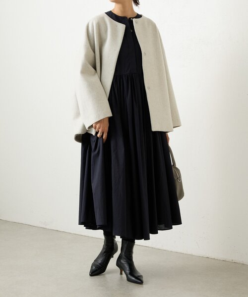 BEARDSLEY★新品★後ろぷっくりウールショートコート BEARDSLEY｜後ろぷっくりウールショートコート | Rakuten