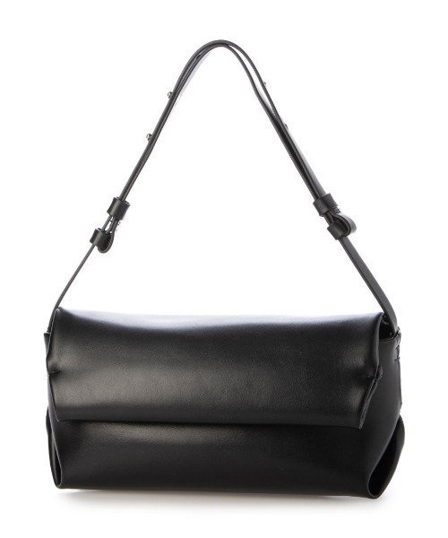 kakatoo(カカトゥ)の「カカトゥ kakatoo / ロールハーフショルダーバッグ(ショルダーバッグ・レディース・チョコ/ブラック・FREE)」の3枚目の写真