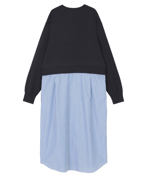 セール】シャツドッキングニット / ワンピース / S（ワンピース