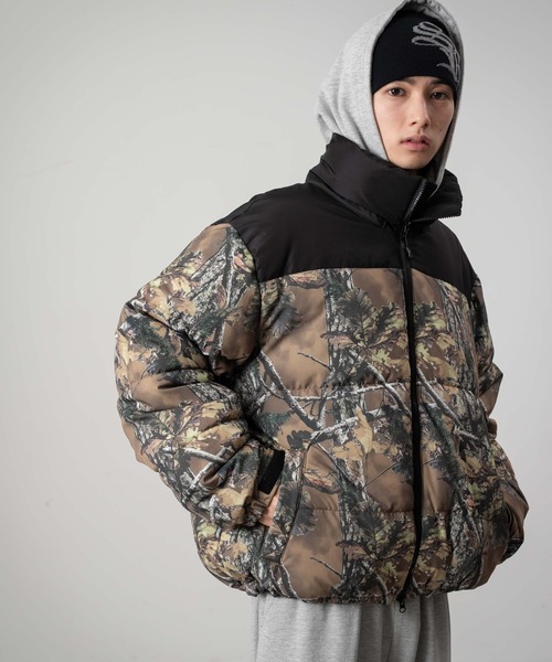 WEGO（ウィゴー）の「WEGO/【25年秋冬新作】2WAYパファーブルゾン（ダウンジャケット/コート・メンズ・グレー/ホワイト/ブラウン/その他1/ネイビー/ブラック・LARGE/MEDIUM/SMALL）」の6枚目の写真