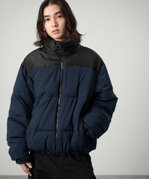 WEGO（ウィゴー）の「WEGO/【25年秋冬新作】2WAYパファーブルゾン（ダウンジャケット/コート・メンズ・グレー/ホワイト/ブラウン/その他1/ネイビー/ブラック・LARGE/MEDIUM/SMALL）」の5枚目の写真