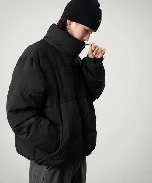 WEGO（ウィゴー）の「WEGO/【25年秋冬新作】2WAYパファーブルゾン（ダウンジャケット/コート・メンズ・グレー/ホワイト/ブラウン/その他1/ネイビー/ブラック・LARGE/MEDIUM/SMALL）」の8枚目の写真