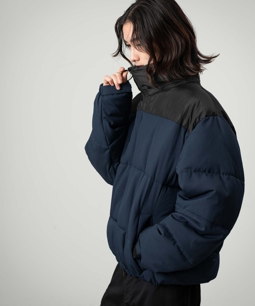 WEGO（ウィゴー）の「WEGO/【25年秋冬新作】2WAYパファーブルゾン（ダウンジャケット/コート・メンズ・グレー/ホワイト/ブラウン/その他1/ネイビー/ブラック・LARGE/MEDIUM/SMALL）」の20枚目の写真