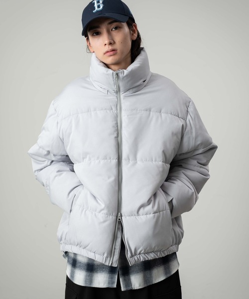 WEGO（ウィゴー）の「WEGO/【25年秋冬新作】2WAYパファーブルゾン（ダウンジャケット/コート・メンズ・グレー/ホワイト/ブラウン/その他1/ネイビー/ブラック・LARGE/MEDIUM/SMALL）」の12枚目の写真