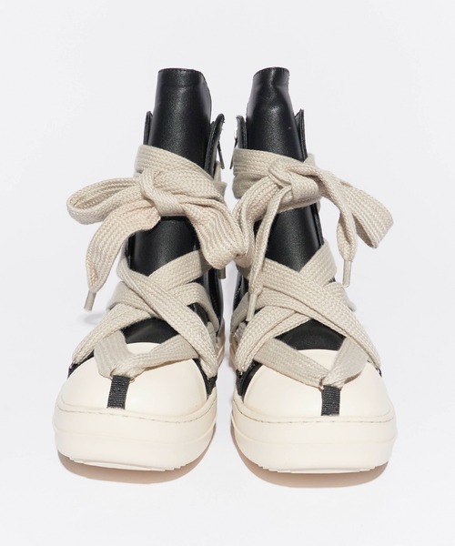 Theater code(シアターコード)の「Leather Volume Sole Sneakers/レザー ボリュームソール スニーカー 2026年 夏 夏服(スニーカー・メンズ・ブラック・27/28)」の2枚目の写真