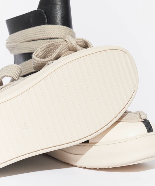 Theater code(シアターコード)の「Leather Volume Sole Sneakers/レザー ボリュームソール スニーカー 2026年 夏 夏服(スニーカー・メンズ・ブラック・27/28)」の12枚目の写真