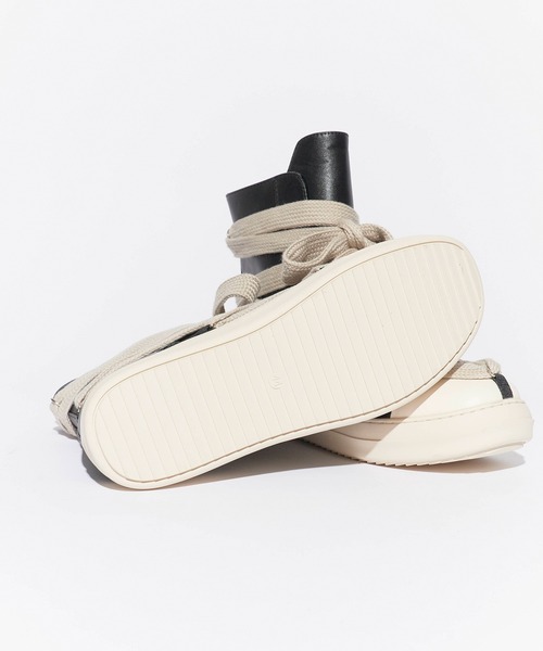 Theater code(シアターコード)の「Leather Volume Sole Sneakers/レザー ボリュームソール スニーカー 2026年 夏 夏服(スニーカー・メンズ・ブラック・27/28)」の10枚目の写真