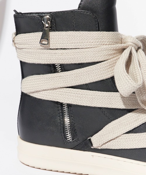 Theater code(シアターコード)の「Leather Volume Sole Sneakers/レザー ボリュームソール スニーカー 2026年 夏 夏服(スニーカー・メンズ・ブラック・27/28)」の8枚目の写真