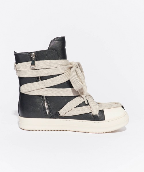 Theater code(シアターコード)の「Leather Volume Sole Sneakers/レザー ボリュームソール スニーカー 2026年 夏 夏服(スニーカー・メンズ・ブラック・27/28)」の3枚目の写真