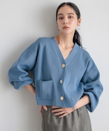 LOWRYS FARM | デコボタンショートカーディガン　 581291(カーディガン/ボレロ)