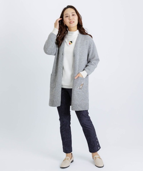STUDIO PICONE(スタジオピッコーネ)の「スパンコール刺繍起毛プルオーバー(その他トップス・レディース・イエロー/ブラック/ホワイト/ピンク・LL/L/M)」の16枚目の写真