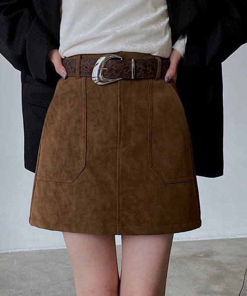 PAGEBOY（ページボーイ）の「アソートミニスカート（スカート・レディース・ブラック/ベージュ/ライトグレー/ブラウン系その他・FREE）」の4枚目の写真