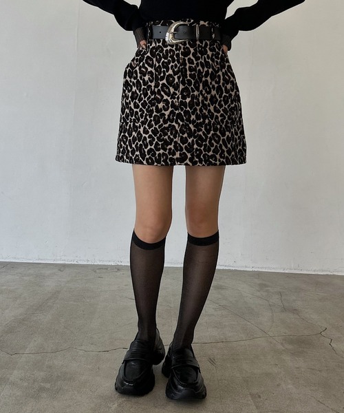 PAGEBOY（ページボーイ）の「アソートミニスカート（スカート・レディース・ブラック/ベージュ/ライトグレー/ブラウン系その他・FREE）」の3枚目の写真