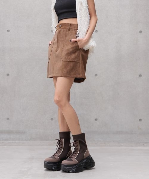 PAGEBOY（ページボーイ）の「アソートミニスカート（スカート・レディース・ブラック/ベージュ/ライトグレー/ブラウン系その他・FREE）」の7枚目の写真