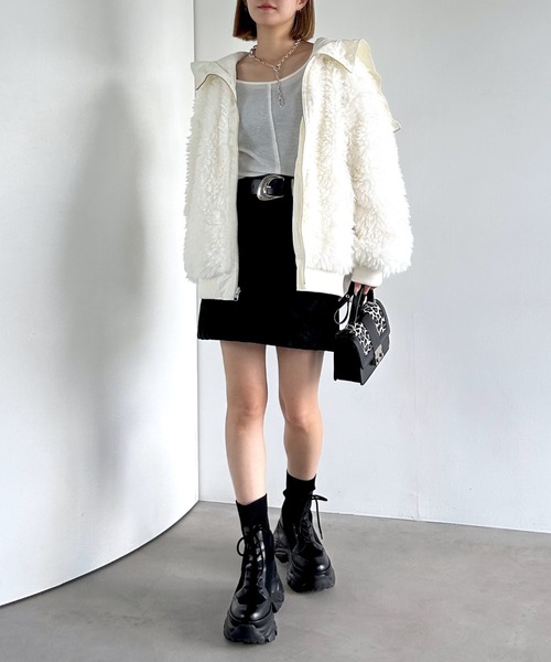 PAGEBOY（ページボーイ）の「アソートミニスカート（スカート・レディース・ブラック/ベージュ/ライトグレー/ブラウン系その他・FREE）」の13枚目の写真