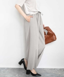 MK MICHEL KLEIN | ストレートワイドパンツ(ストライプ・無地)/洗える(その他パンツ)