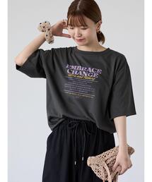 Lugnoncure | かすれロゴプリントTシャツ(Tシャツ/カットソー)