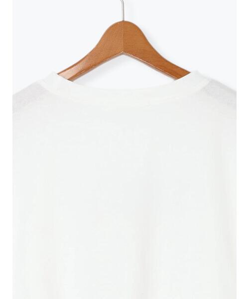 Lugnoncure（ルノンキュール）の「かすれロゴプリントTシャツ（Tシャツ/カットソー・レディース・ブラック/チャコールグレー/オフホワイト・F）」の19枚目の写真