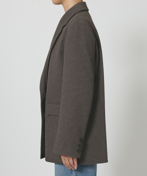 BARNYARDSTORM（バンヤードストーム）の「BARNYARDSTORM / 千鳥カットジャケット 【「BABALOG」チャンネルご紹介アイテム】（テーラードジャケット・レディース・ブラウン・S/M）」の10枚目の写真