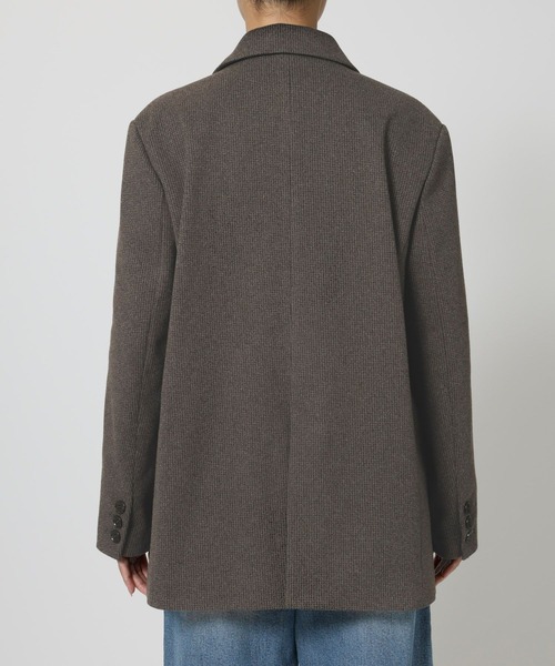 BARNYARDSTORM（バンヤードストーム）の「BARNYARDSTORM / 千鳥カットジャケット 【「BABALOG」チャンネルご紹介アイテム】（テーラードジャケット・レディース・ブラウン・S/M）」の11枚目の写真