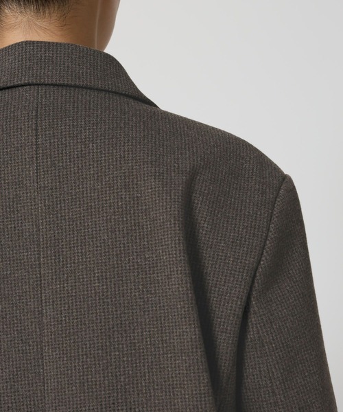 BARNYARDSTORM（バンヤードストーム）の「BARNYARDSTORM / 千鳥カットジャケット 【「BABALOG」チャンネルご紹介アイテム】（テーラードジャケット・レディース・ブラウン・S/M）」の12枚目の写真