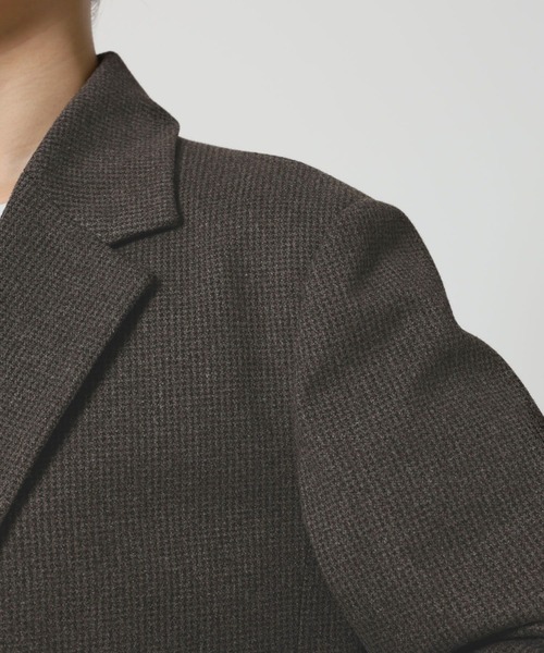 BARNYARDSTORM（バンヤードストーム）の「BARNYARDSTORM / 千鳥カットジャケット 【「BABALOG」チャンネルご紹介アイテム】（テーラードジャケット・レディース・ブラウン・S/M）」の14枚目の写真