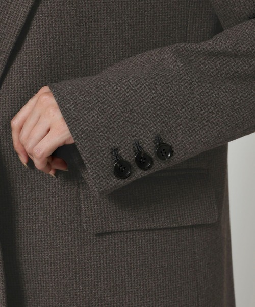 BARNYARDSTORM（バンヤードストーム）の「BARNYARDSTORM / 千鳥カットジャケット 【「BABALOG」チャンネルご紹介アイテム】（テーラードジャケット・レディース・ブラウン・S/M）」の16枚目の写真