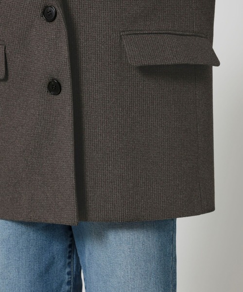 BARNYARDSTORM（バンヤードストーム）の「BARNYARDSTORM / 千鳥カットジャケット 【「BABALOG」チャンネルご紹介アイテム】（テーラードジャケット・レディース・ブラウン・S/M）」の18枚目の写真