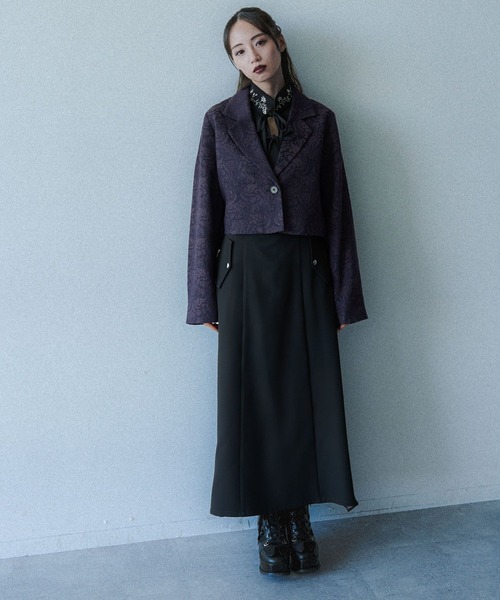 HARE（ハレ）の「2WAYフラワーシシュウブラウス(HARE)（シャツ/ブラウス・レディース・ブルー/ブラック/ホワイト/ブルー系その他・FREE）」の22枚目の写真