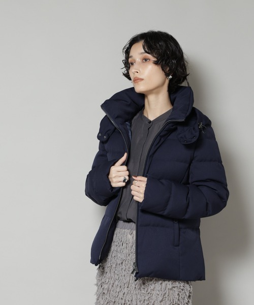 セール】「西川ダウン(R)」サージショートダウン（ダウンジャケット