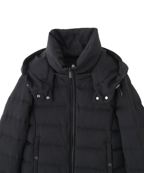 ナノユニバース 西川ダウン ノーカラー ウール切替 ダウンジャケット 38 セール 60%OFF】SCHOTT/別注 西川ダウン(504880268) | NANO