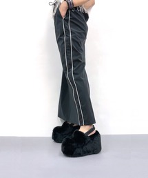 R&E（アールアンドイー）の「【R&E】バックストラップ厚底サボファーサンダル（サンダル）」