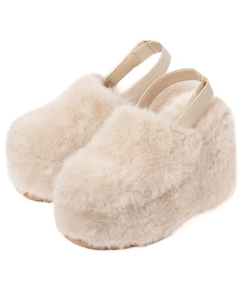 R&E（アールアンドイー）の「【25AW新作】【R&E】バックストラップ厚底サボファーサンダル（サンダル・レディース・アイボリー/ピンク/ブラック・LL/L/M/S）」の12枚目の写真