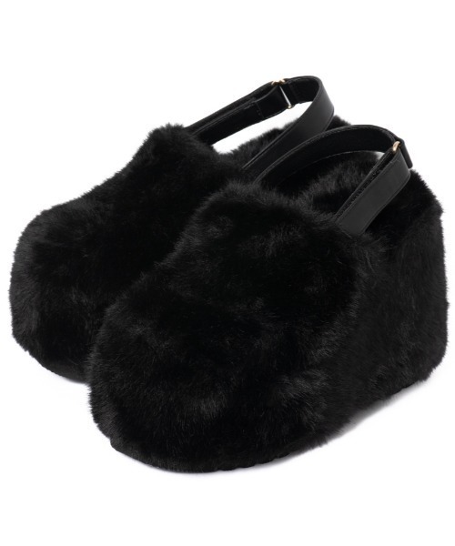 R&E（アールアンドイー）の「【25AW新作】【R&E】バックストラップ厚底サボファーサンダル（サンダル・レディース・アイボリー/ピンク/ブラック・LL/L/M/S）」の8枚目の写真