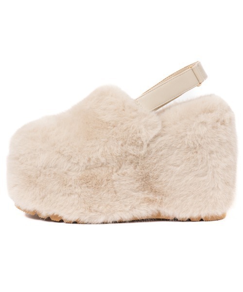 R&E（アールアンドイー）の「【25AW新作】【R&E】バックストラップ厚底サボファーサンダル（サンダル・レディース・アイボリー/ピンク/ブラック・LL/L/M/S）」の13枚目の写真