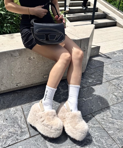 セール】【25AW新作】【R&E】バックストラップ厚底サボファーサンダル