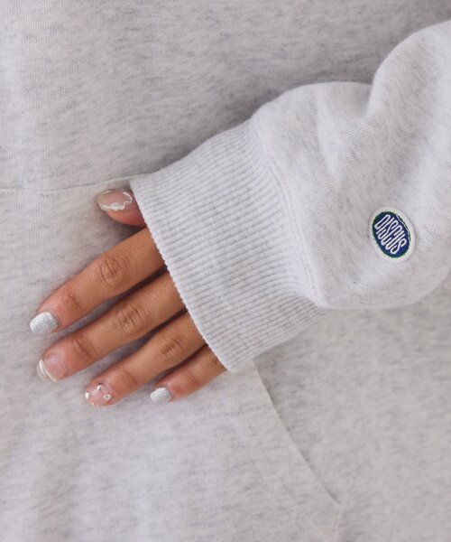 DISCUS(ディスカス)の「【DISCUS】ロゴ刺繍裏毛フルジップパーカー(パーカー・レディース・グレー/ネイビー/ブラック・MEDIUM/SMALL/LARGE)」の18枚目の写真