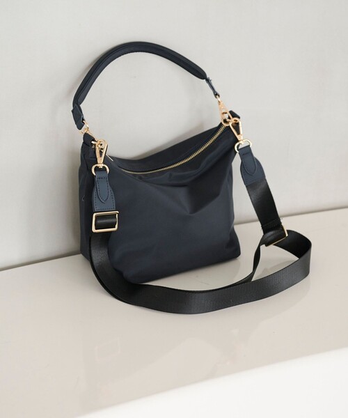 green label relaxing（グリーンレーベルリラクシング）の「2WAY フナガタ バッグ M / ショルダーバッグ はっ水（ショルダーバッグ・レディース・オフホワイト/ブラック/その他1/ネイビー/モカ・FREE）」の4枚目の写真