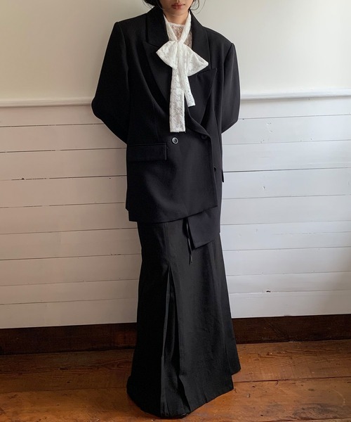 LONSLAN】 ダブルテーラードジャケット CHLONW25a013-ファッション通販