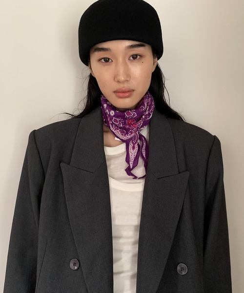 chuclla（チュクラ）の「【LONSLAN】 ダブルテーラードジャケット CHLONW25a013（テーラードジャケット・レディース・ブラック/ダークグレー・FREE）」の22枚目の写真