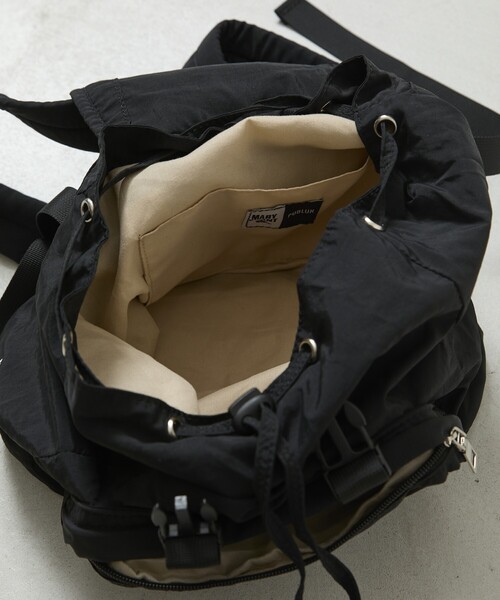 MARY QUANT × PUBLUX/マリークワント ワンポイント刺繍 ナイロン