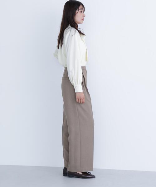 NATURAL BEAUTY BASIC(ナチュラルビューティーベーシック)の「◇<骨格ナチュラル>ツイーディータックワイドパンツ(その他パンツ・レディース・ベージュ系その他/ブラウン系その他・MEDIUM/SMALL)」の13枚目の写真