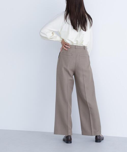 NATURAL BEAUTY BASIC(ナチュラルビューティーベーシック)の「◇<骨格ナチュラル>ツイーディータックワイドパンツ(その他パンツ・レディース・ベージュ系その他/ブラウン系その他・MEDIUM/SMALL)」の14枚目の写真