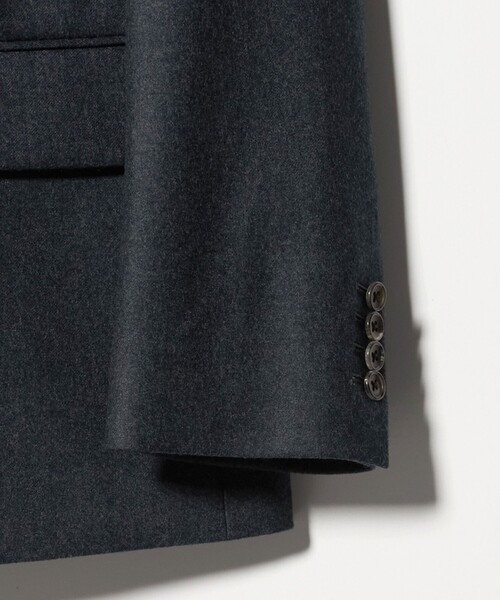 6(ROKU)＞フラノ グレー ジャケット（テーラードジャケット）｜6（ロク