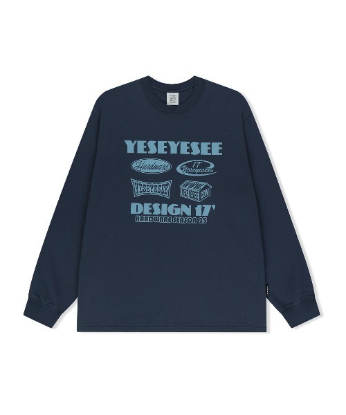 YESEYESEE(イエスアイシー)の「Y.E.S Hardware L/S(Tシャツ/カットソー・メンズ・ブルー系その他/ホワイト/グレー・L/M/S/XL)」の1枚目の写真